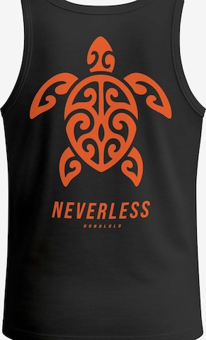 Neverless Shirt 'Honolulu Turtel' in Black: front