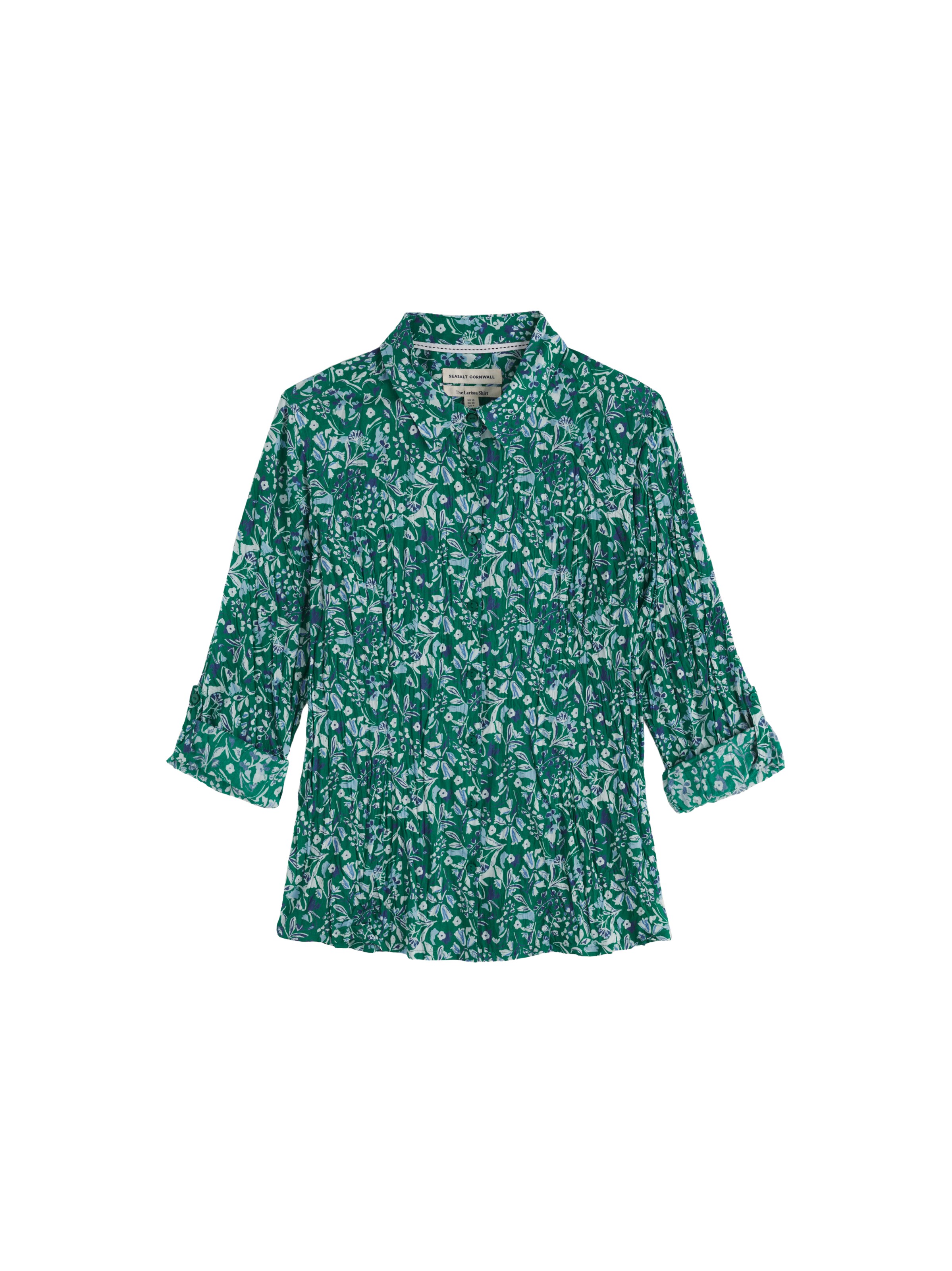 Seasalt Cornwall Bluse 'Larissa' in Grün: Vorderseite