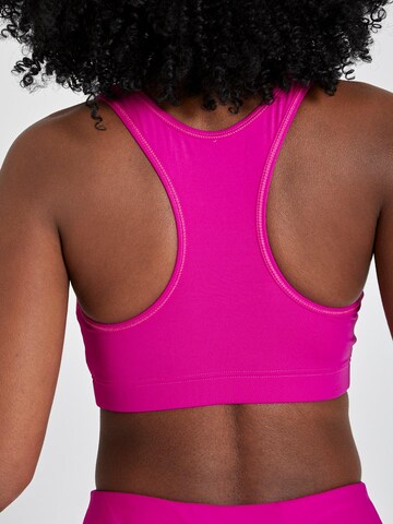 SPORTKIND Bustier Sport bh 'Wide Straps' in Lila