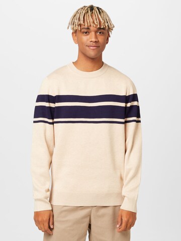 BURTON MENSWEAR LONDON Sweater in Beige: front