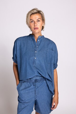 Zhrill Bluse in Blau: Vorderseite