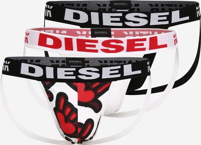 DIESEL Alushousut värissä punainen / musta / valkoinen, Tuotenäkymä