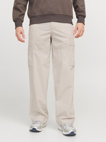 Loosefit Pantaloni cargo 'JPSTBill' di JACK & JONES in beige: frontale