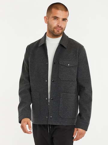 Threadbare Between-season jacket in Grey: front