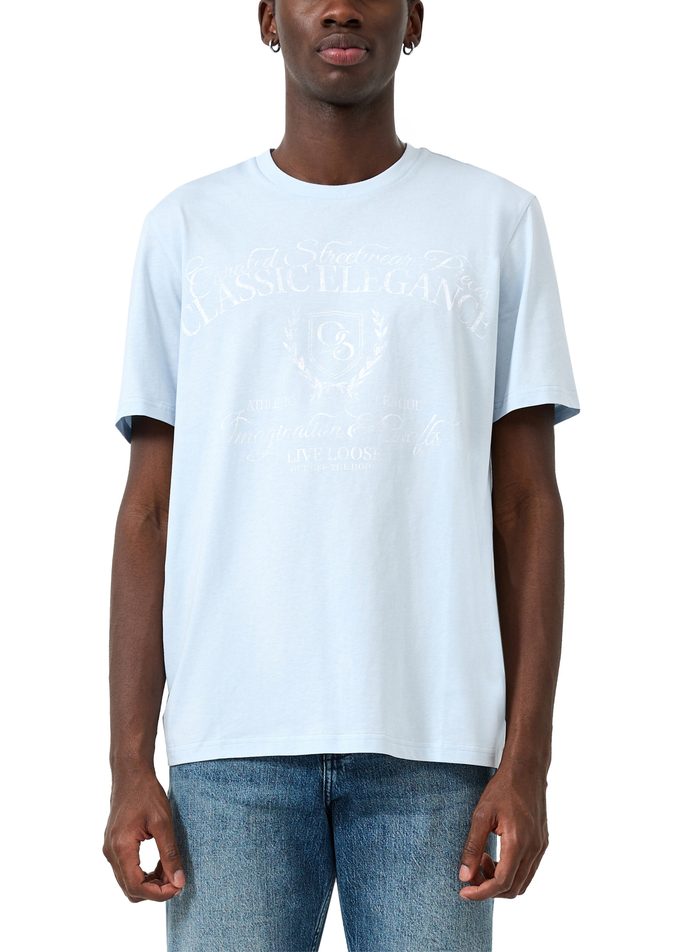 QS Shirt in Blue: front