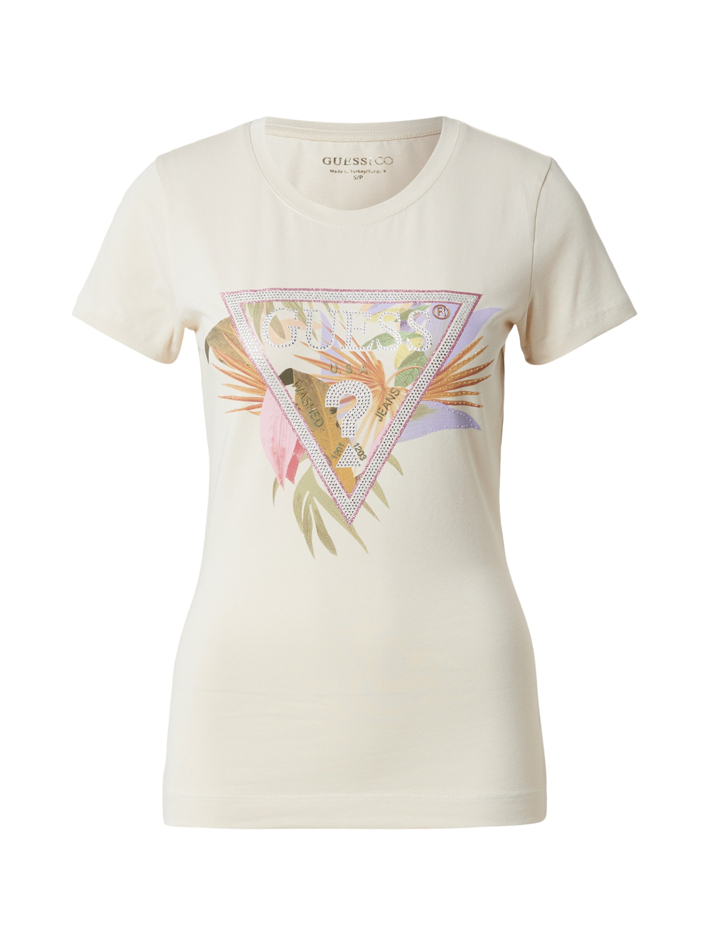 GUESS Shirt in Beige: front