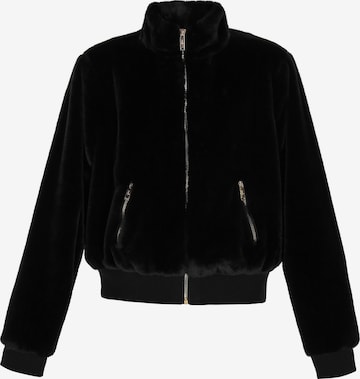 Veste mi-saison 'Fashion Look' taddy en noir : devant