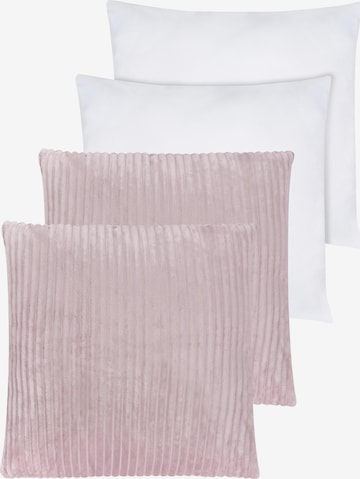 Coussins Aspero en rose : devant