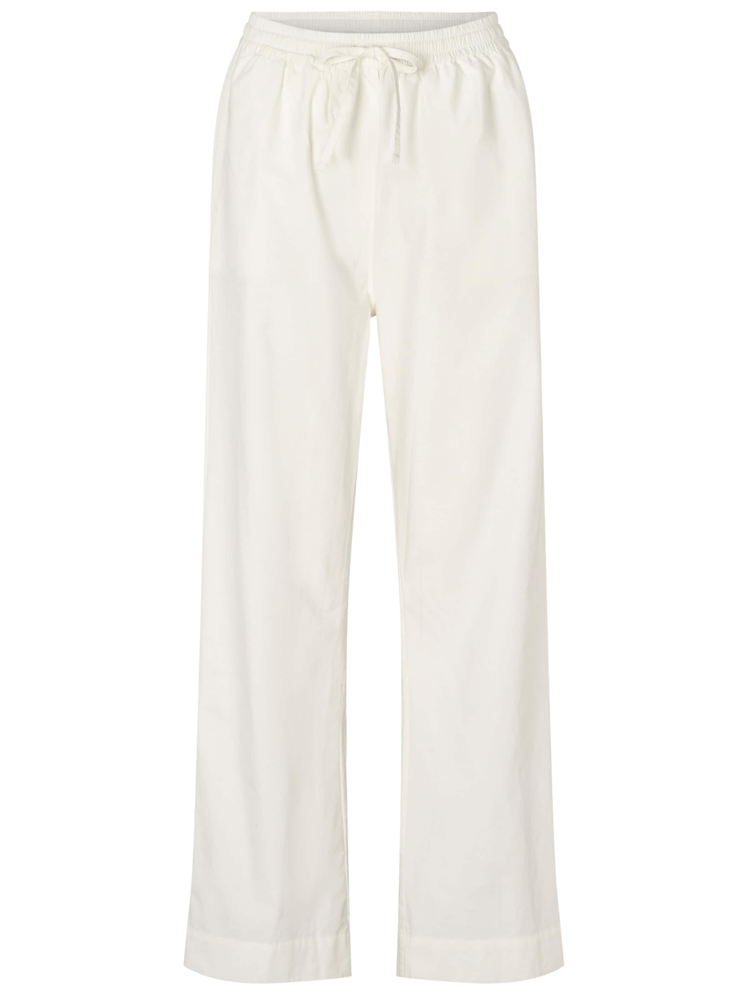 Gai+Lisva regular Bukser 'Thilde' i hvid: forside