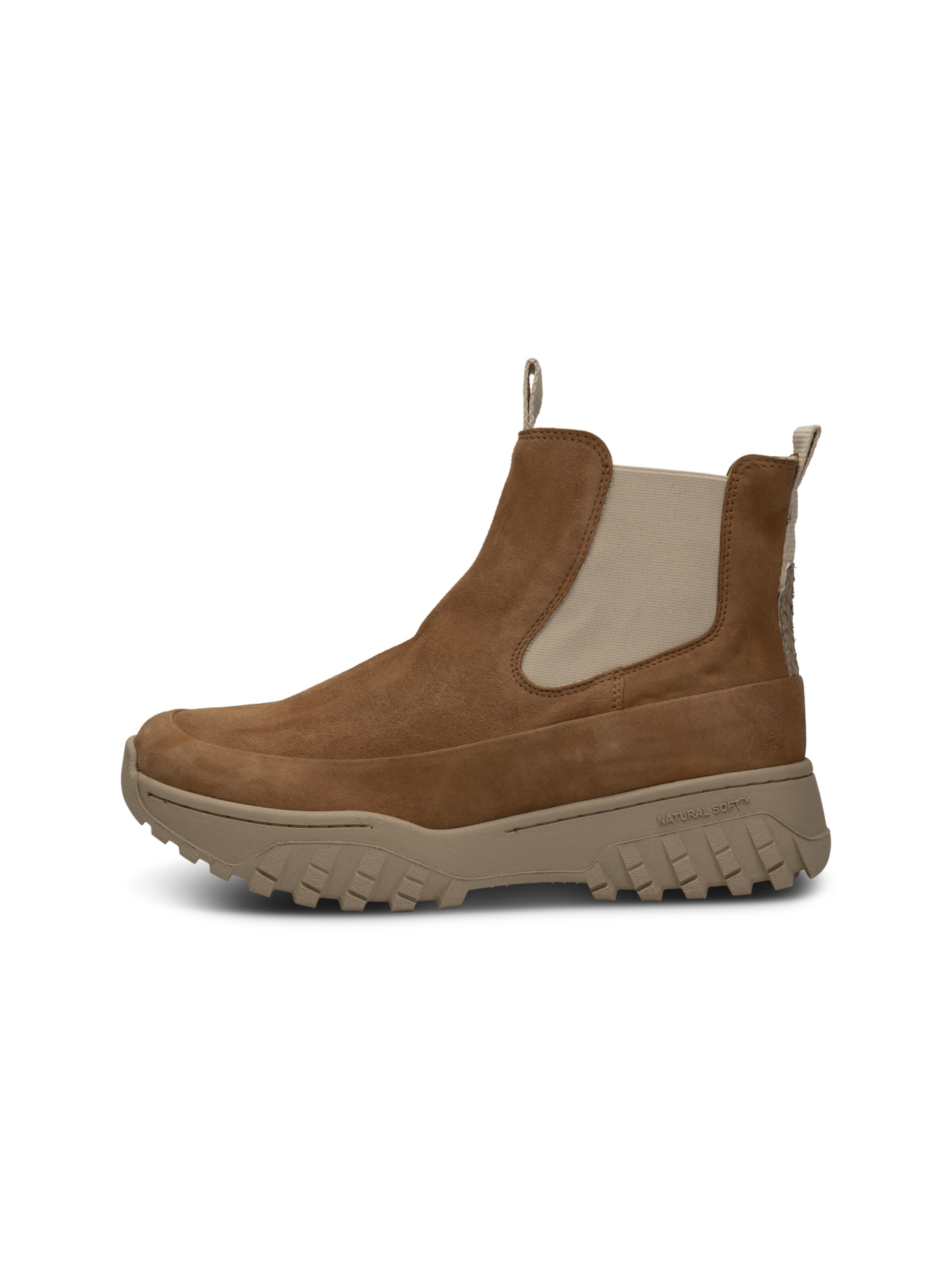 WODEN Chelsea Boots i brun