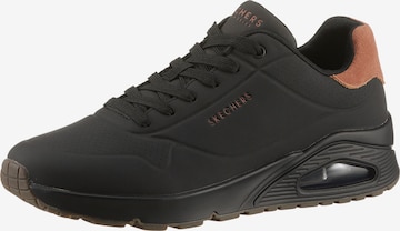 SKECHERSNiske tenisice 'Uno - Suited On Air' - crna boja: prednji dio