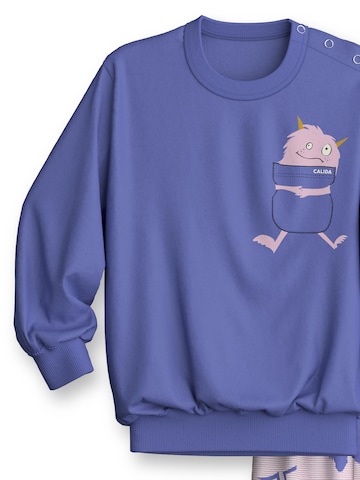 CALIDA Nachtkledij 'Toddlers Monsters' in Blauw