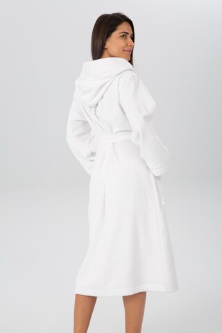 MY HOME Long Bathrobe in White