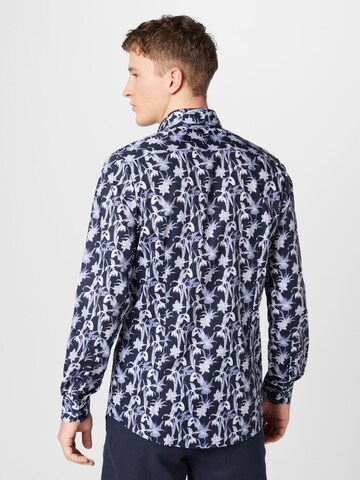 OLYMP Slim fit Button Up Shirt in Blue