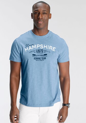 DELMAO Shirt in Blau: Vorderseite