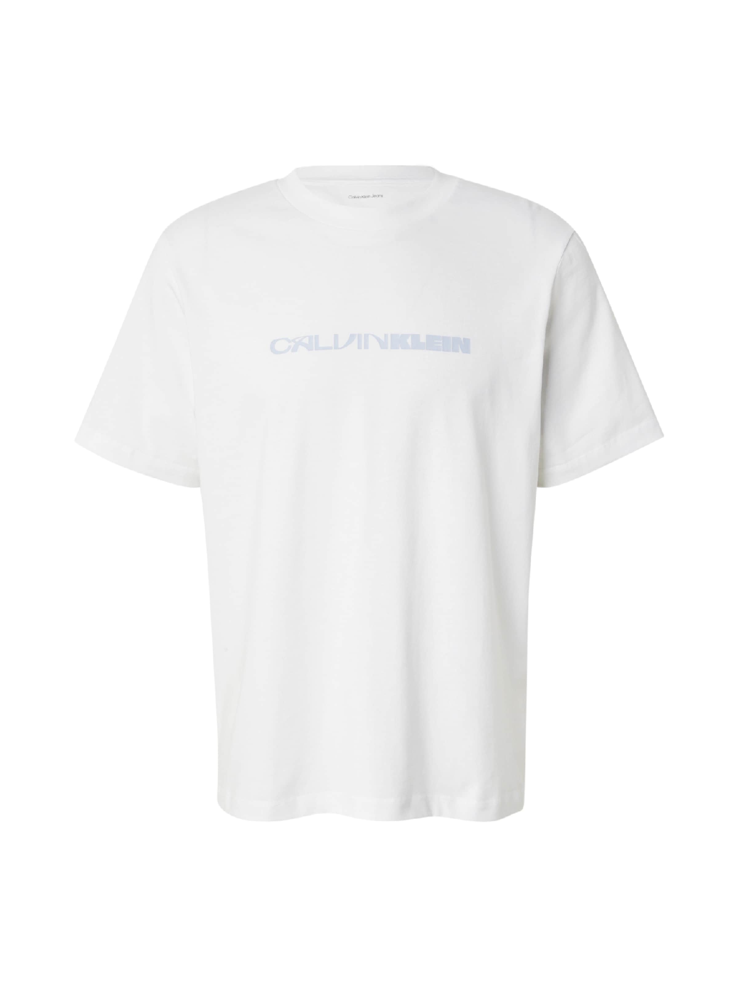 Calvin Klein Jeans T-shirt '20S' i vit: framsida
