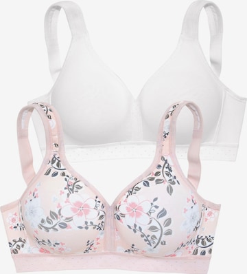 Regular Soutien-gorge PETITE FLEUR en rose : devant