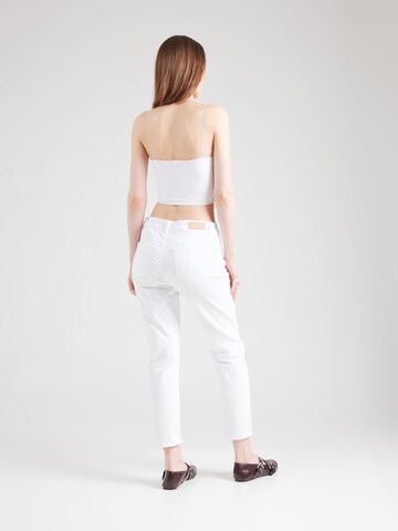 MORE & MORE Slimfit Broek in Wit