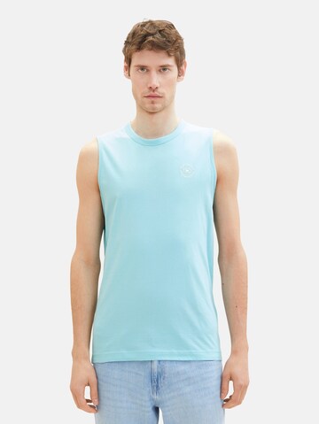 T-Shirt TOM TAILOR en bleu : devant