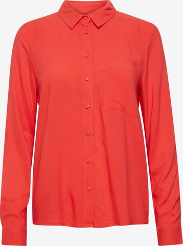 ICHI Blouse 'IHMain' in Rood: voorkant