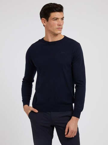 GUESS - Jersey 'Randall' en azul: frente
