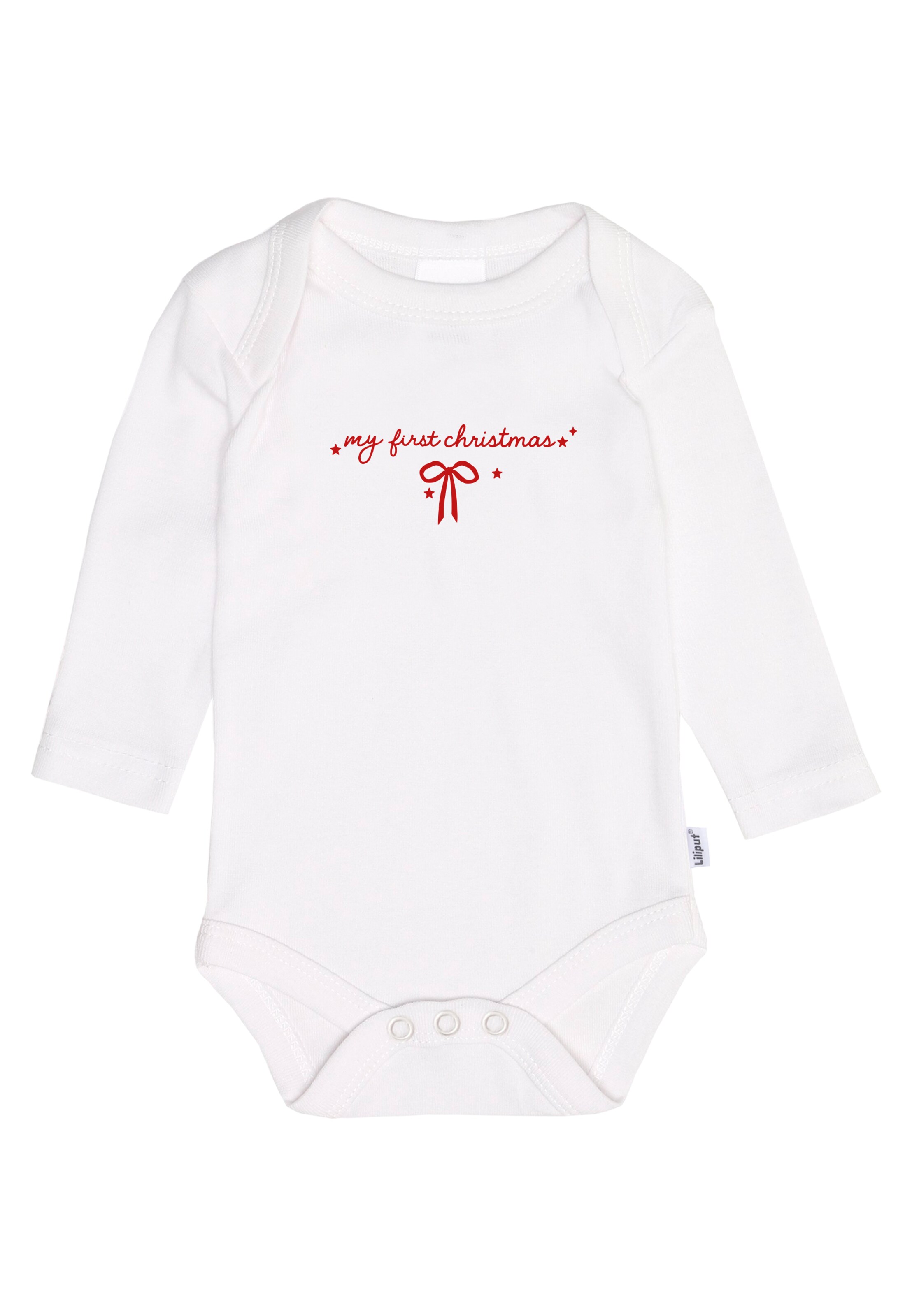 LILIPUT Baby-Body 'my first christmas' in Weiß