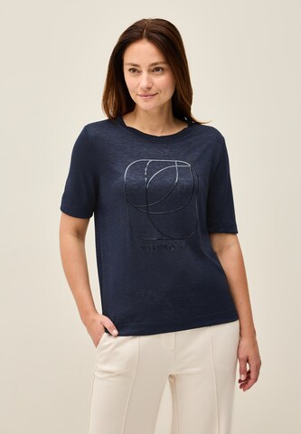 Street One Studio Shirt in Blue: front