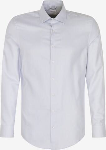 Coupe slim Chemise business SEIDENSTICKER en bleu : devant