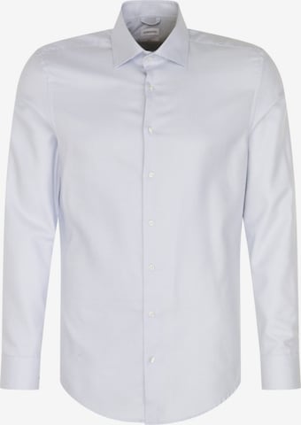 Coupe slim Chemise business SEIDENSTICKER en bleu : devant