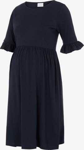 Robe 'Hazel' MAMALICIOUS en bleu : devant