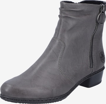 RiekerČizmice - siva boja: prednji dio