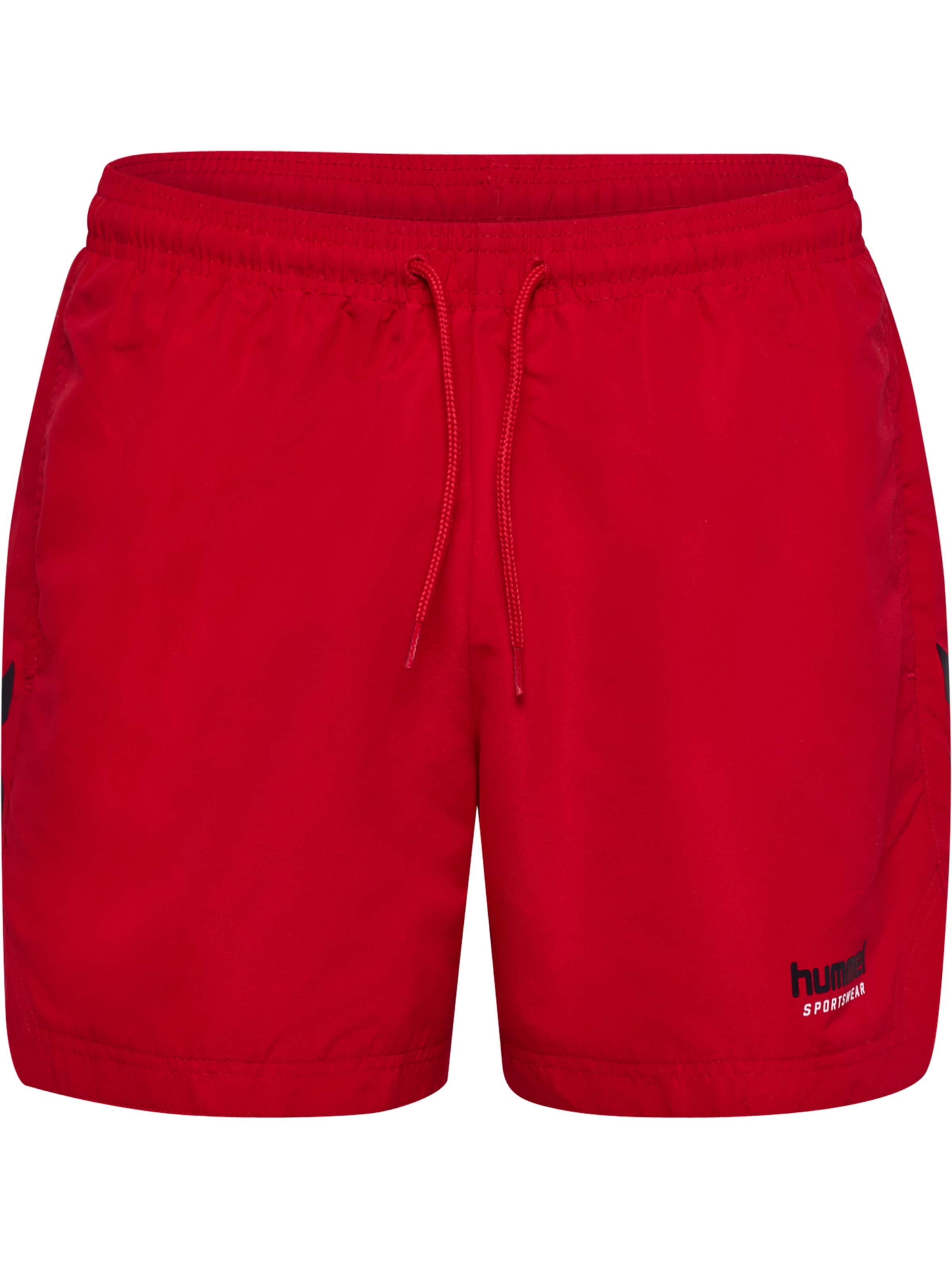 Hummel Badeshorts 'Ned' in Rot: Vorderseite