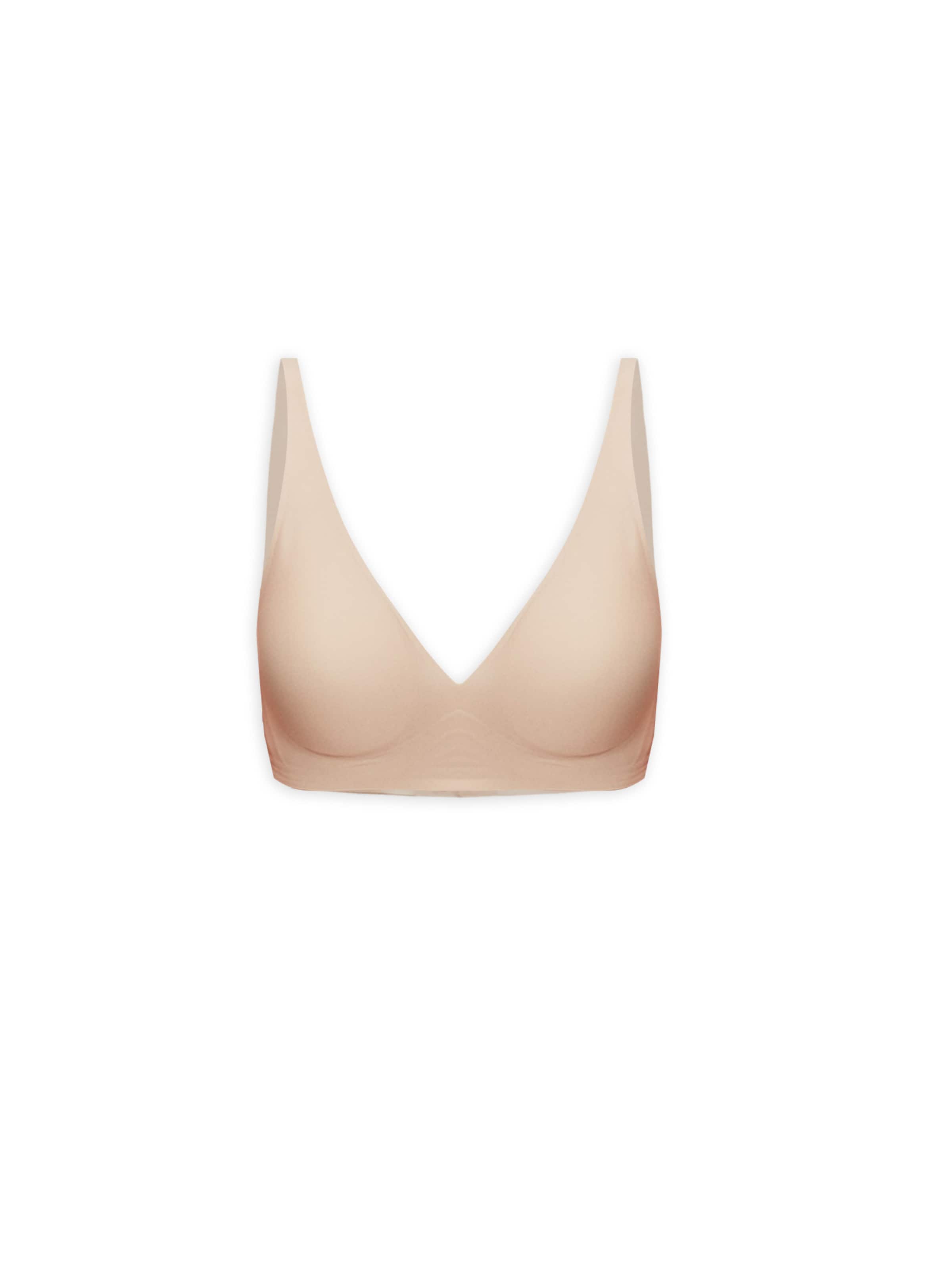 Triangolo Reggiseno di Gisela in beige: frontale