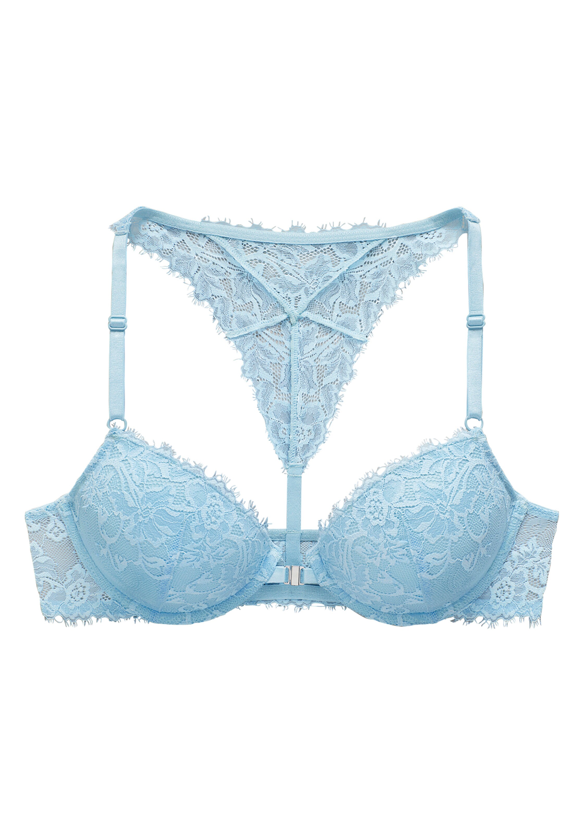 LASCANA Push-up Σουτιέν σε μπλε: μπροστά