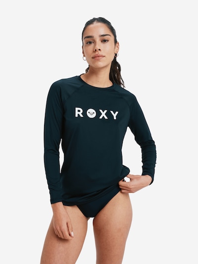ROXY Schwimmshirt in 90 in anthrazit / weiß, Produktansicht
