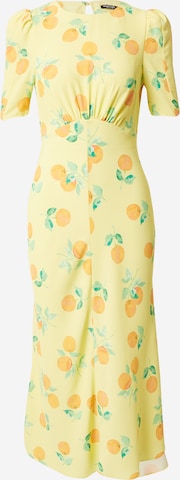 Robe Nasty Gal en jaune : devant