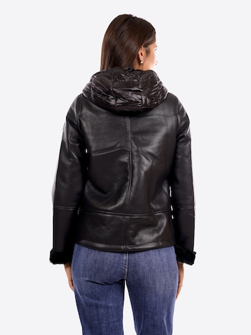 Yes Zee Winterjacke 'Piumino' in Schwarz