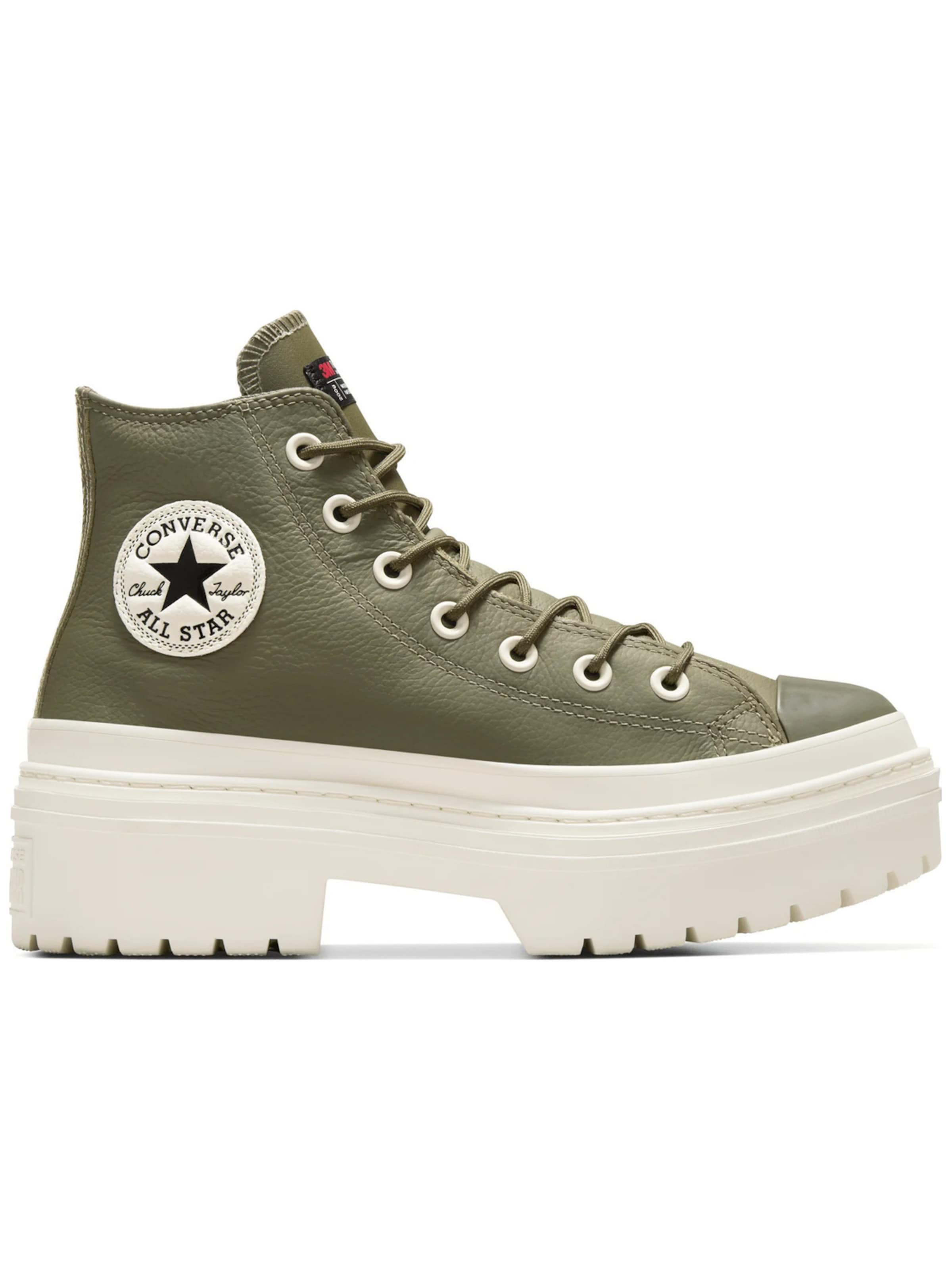 CONVERSE High-top trainers 'Converse Chuck Taylor As Lugged Heel' in Green: front