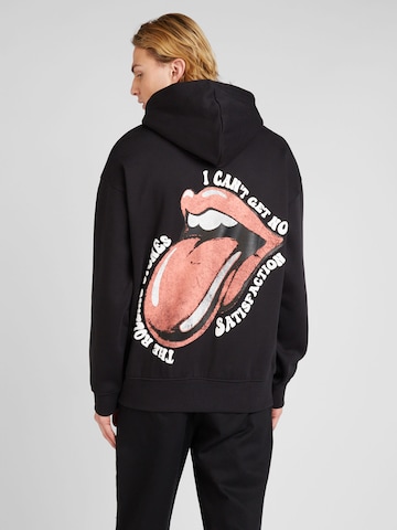 Only & Sons Sweatshirt 'ROLLING STONES' in Schwarz