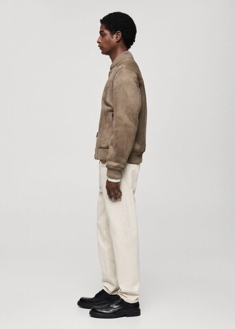 MANGO MAN Between-Season Jacket 'Anil' in Brown