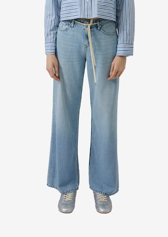 mėlyna s.Oliver Plačios klešnės Džinsai 'Suri': priekis