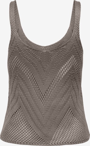 JDY Knitted Top 'SUN' in Grey