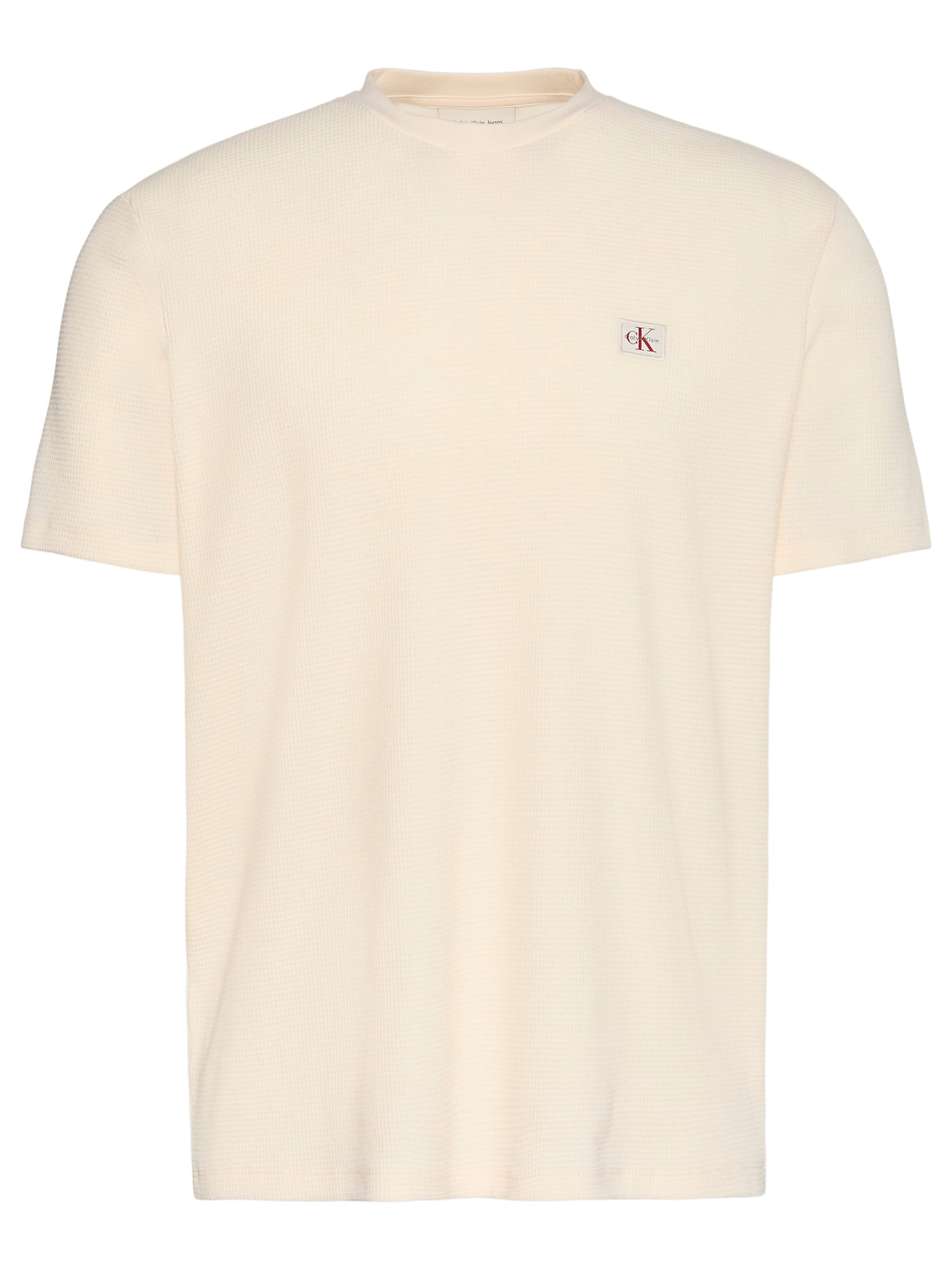 Calvin Klein Jeans Shirt in Beige: voorkant