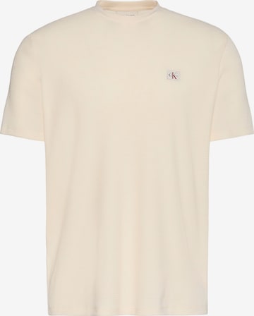 Calvin Klein Jeans Shirt in Beige: voorkant