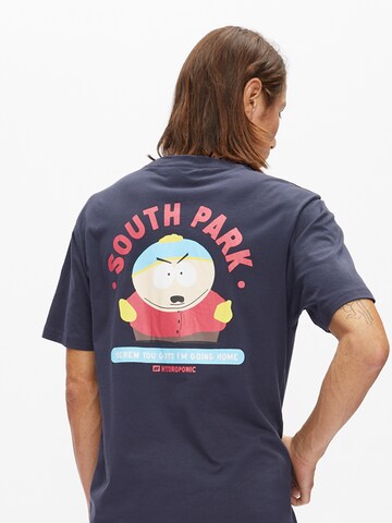 hydroponic - Camiseta 'Hydroponic x South Park Regular-Fit Cartman Graphic T-Shirt' en azul