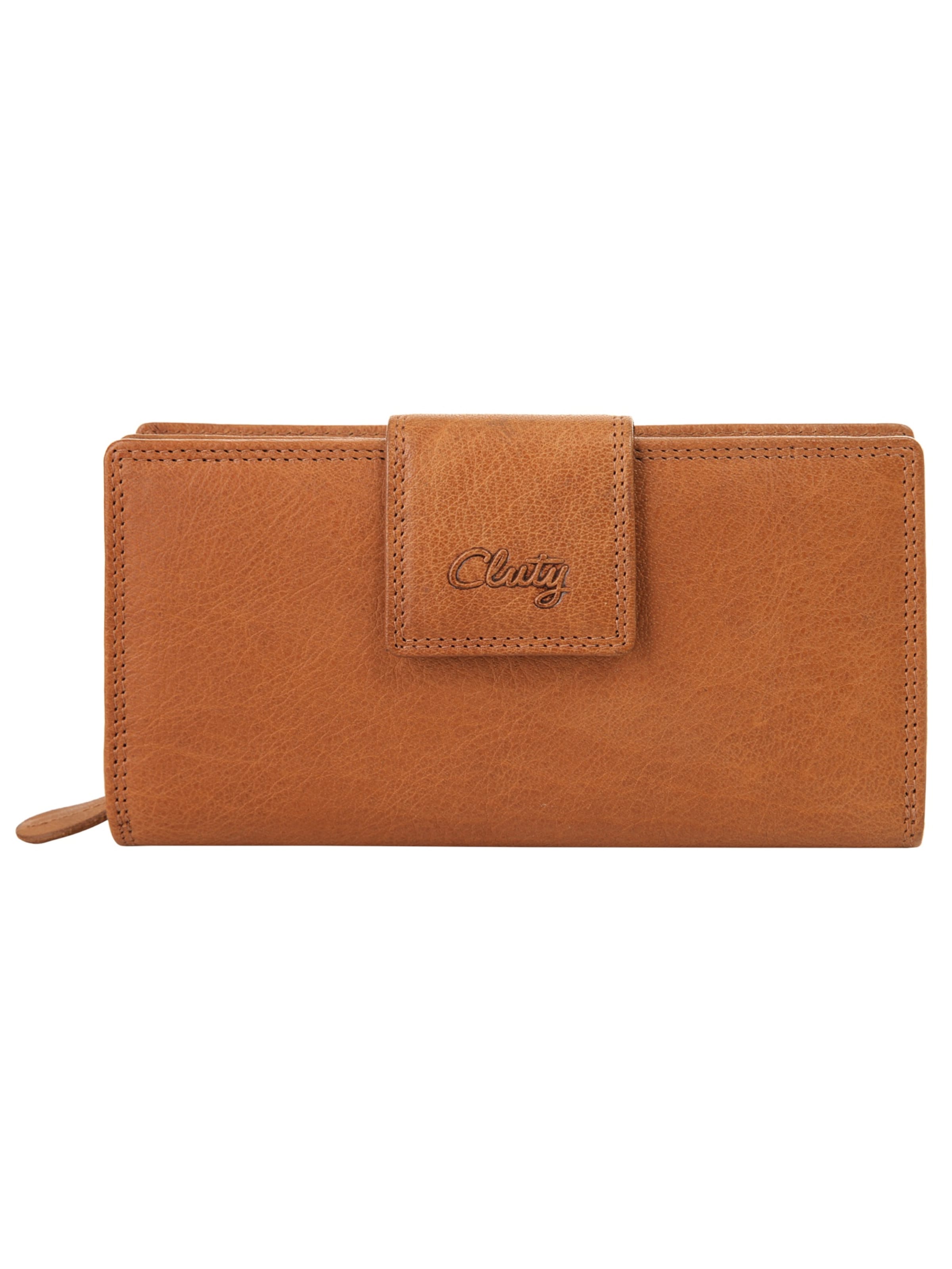 Cluty Portemonnaie 'Cluty Geldbörse'‌‌‌‌ in Braun: Vorderseite