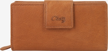 Cluty Wallet 'Cluty Geldbörse' in Brown: front