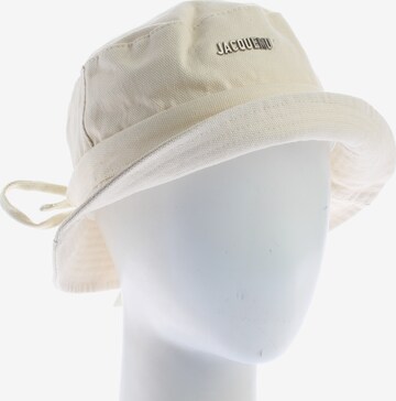 Jacquemus Hut XS-XXL in Weiß: Vorderseite