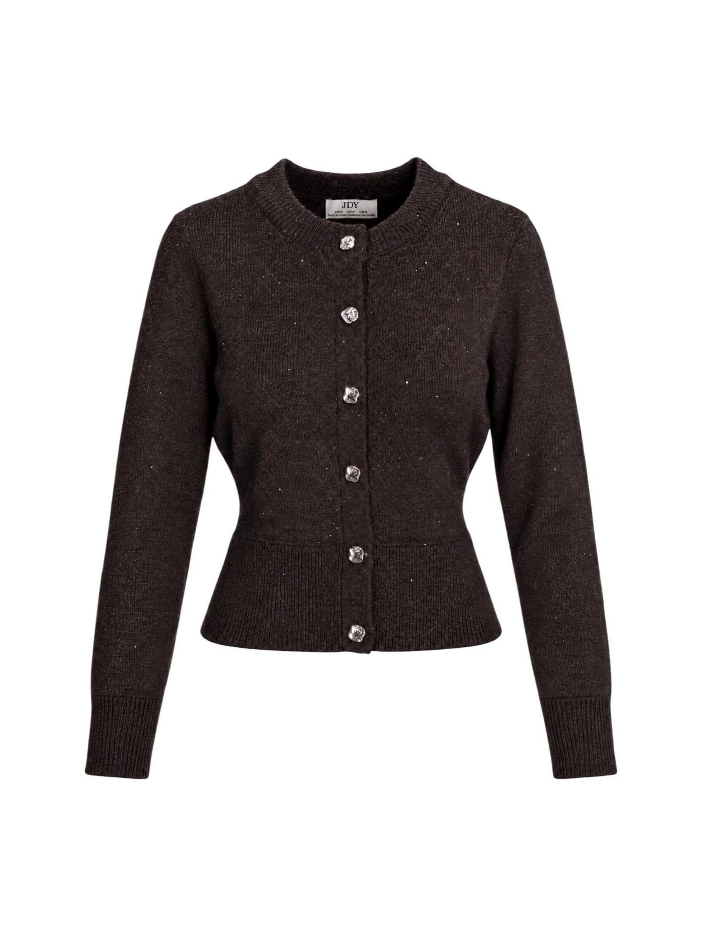 Pullover 'Jdysilla L/S Detail Cardigan Knt 15382689' di JDY in marrone