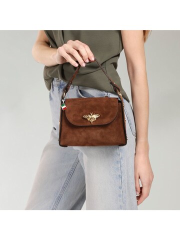 Florence Shoulder Bag in Brown: front